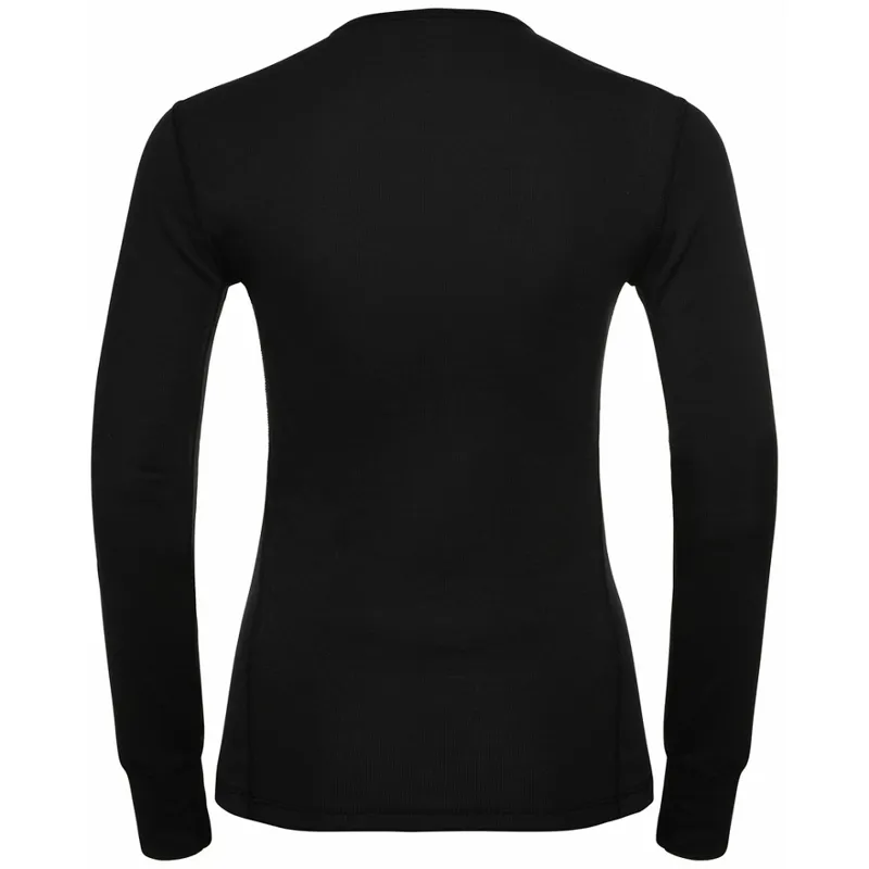 Odlo Womens Active Warm Eco Crew Neck L/S Top Black-1